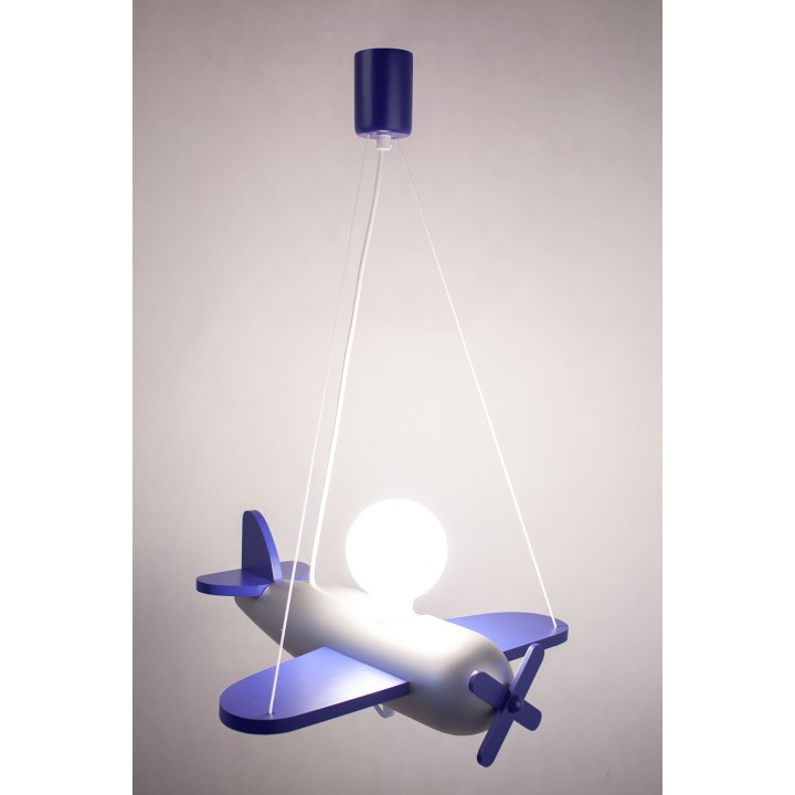 Lampa wisząca Clipper granatowo-srebrny