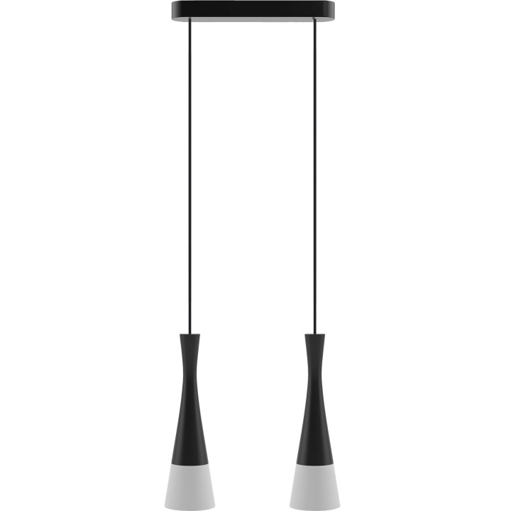 Lampa wisząca czarna Vegas2 2pł