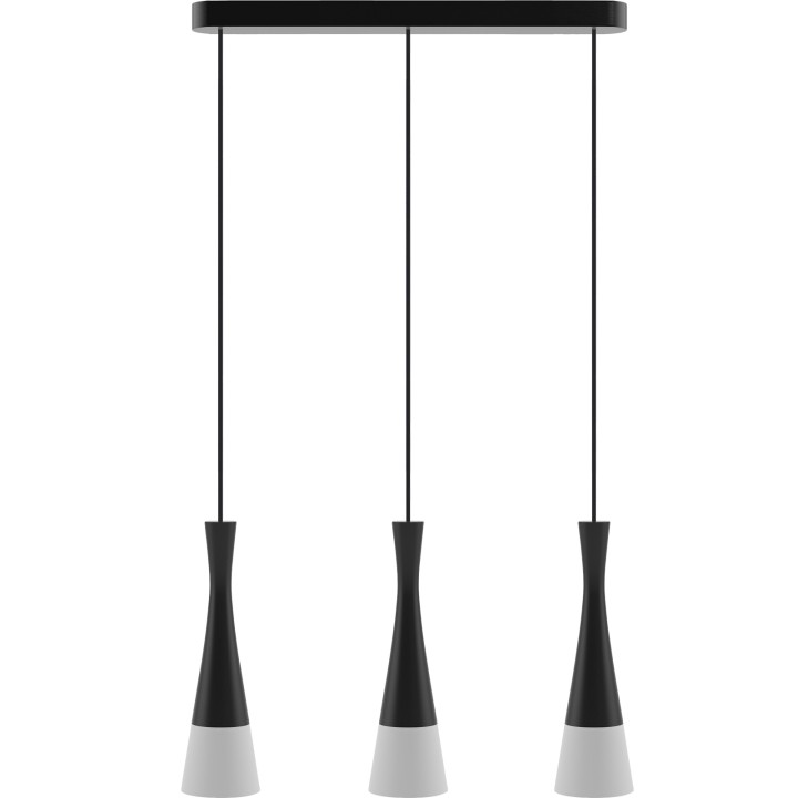 Lampa wisząca czarna Vegas2 3pł