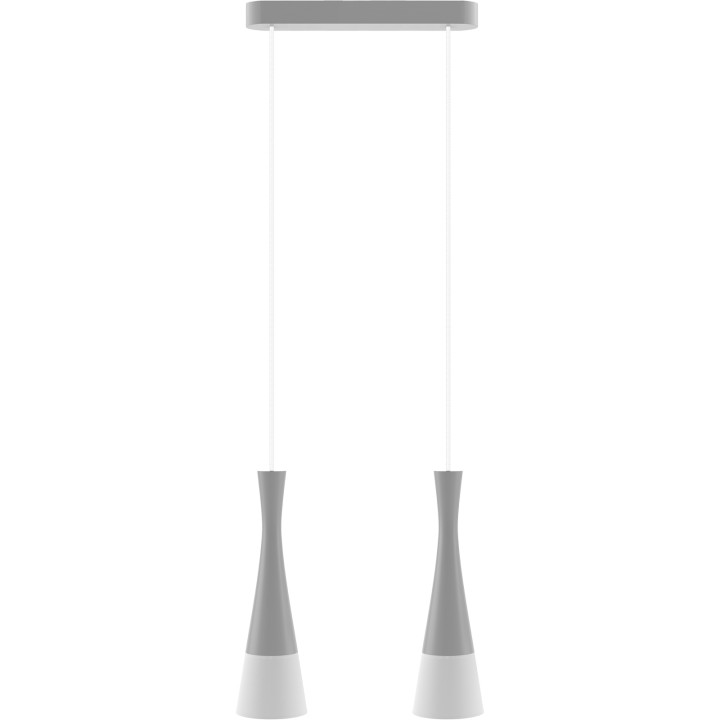 Lampa wisząca szara Vegas2 2pł