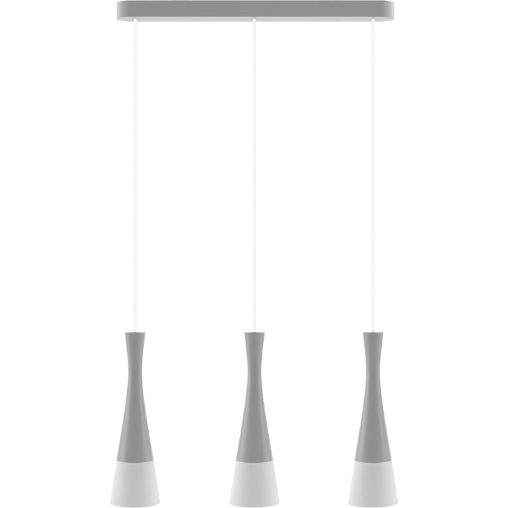 Lampa wisząca szara Vegas2 3pł