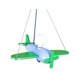 Lampa wisząca Clipper zielono-błękitny