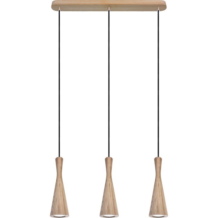 Lampa wisząca dąb Vegas 3pł