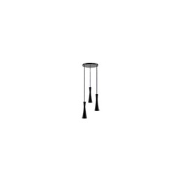 Lampa wisząca czarna Vegas 3 pł (plafon)