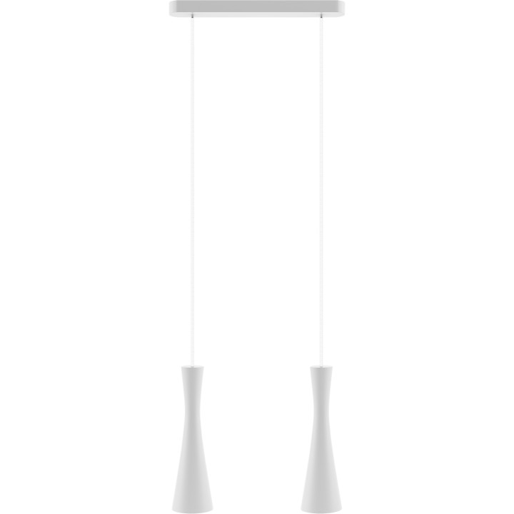 Lampa wisząca biała Vegas 2 pł