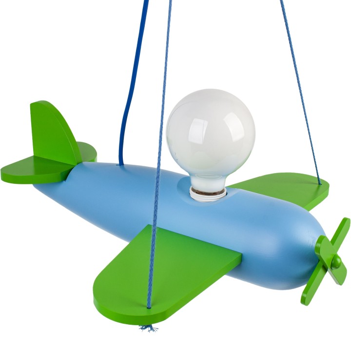 Lampa wisząca Clipper zielono-błękitny
