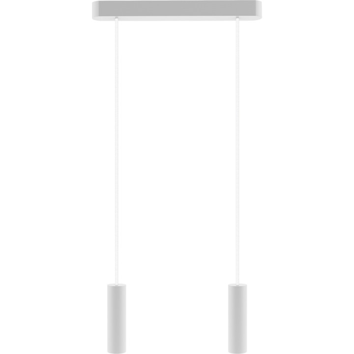 Lampa wisząca biała Madera 2 pł