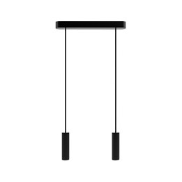 Lampa wisząca czarna Madera 2pł