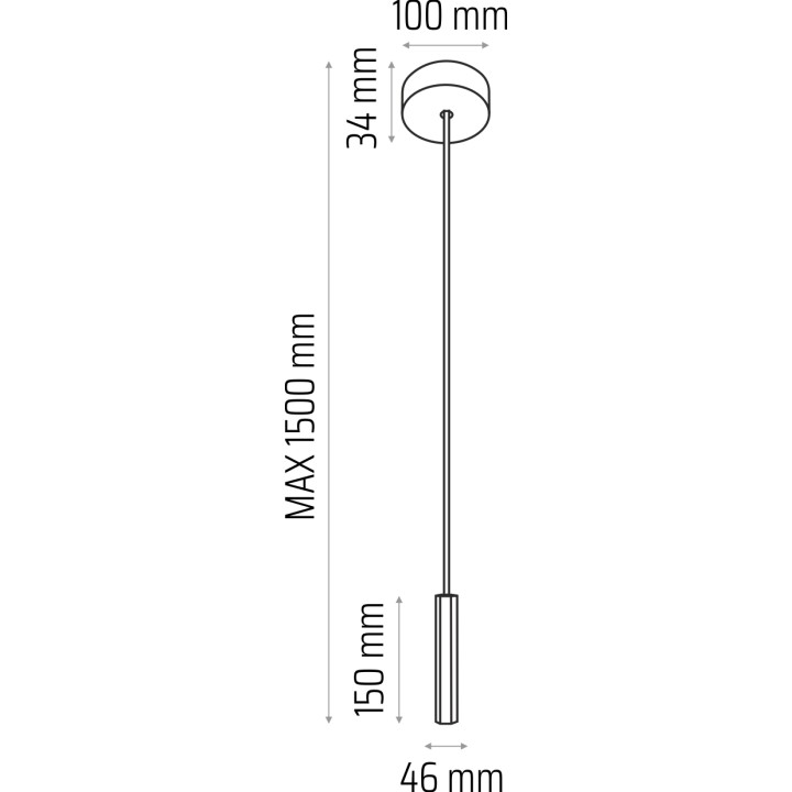 Madera Hexa zwis 1 pł dąb