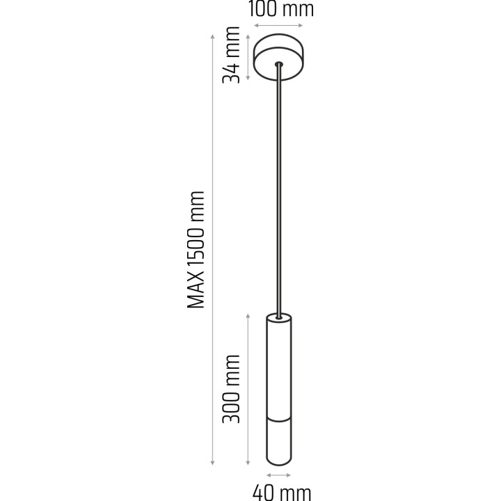 Lampa wisząca Madera2 klosz 1 pł dąb