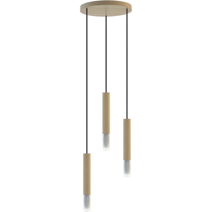 Madera2 klosz 3 pł plafon dąb