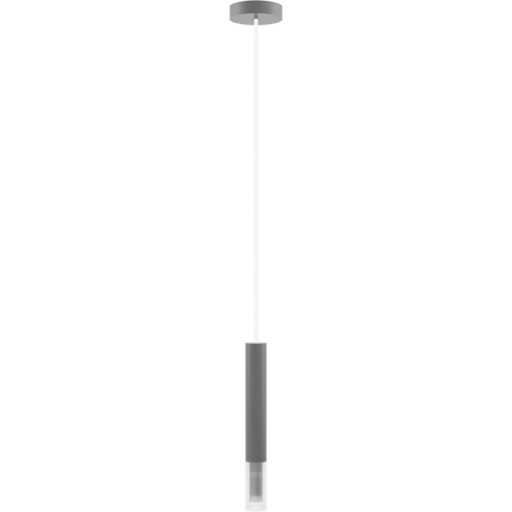 Lampa wisząca Madera2 klosz 1 pł szary