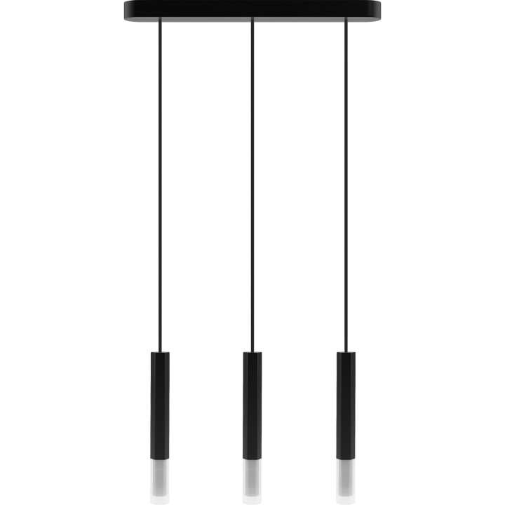 Lampa wisząca Madera2 Hexa 3pł klosz czarny