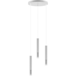 Madera2 Hexa zwis 3 pł (plafon) klosz biały