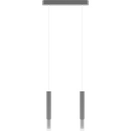 Lampa wisząca Madera2 Hexa 2 pł klosz szary
