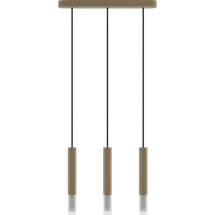 Lampa wisząca Madera2 Hexa 3pł klosz dąb