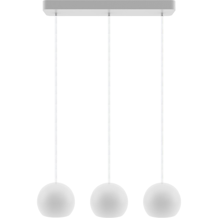 Lampa wisząca biała Balli Kule 3pł