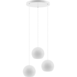 Lampa wisząca biała Balli Kule 3pł (plafon)