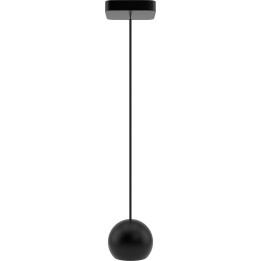 Lampa wisząca czarna Balli Kule 1pł