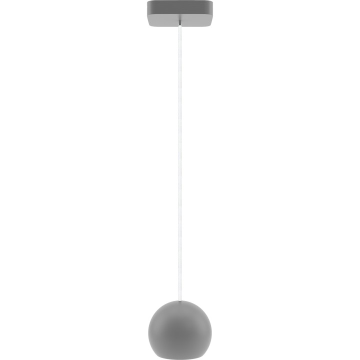 Lampa wisząca szara Balli Kule 1pł
