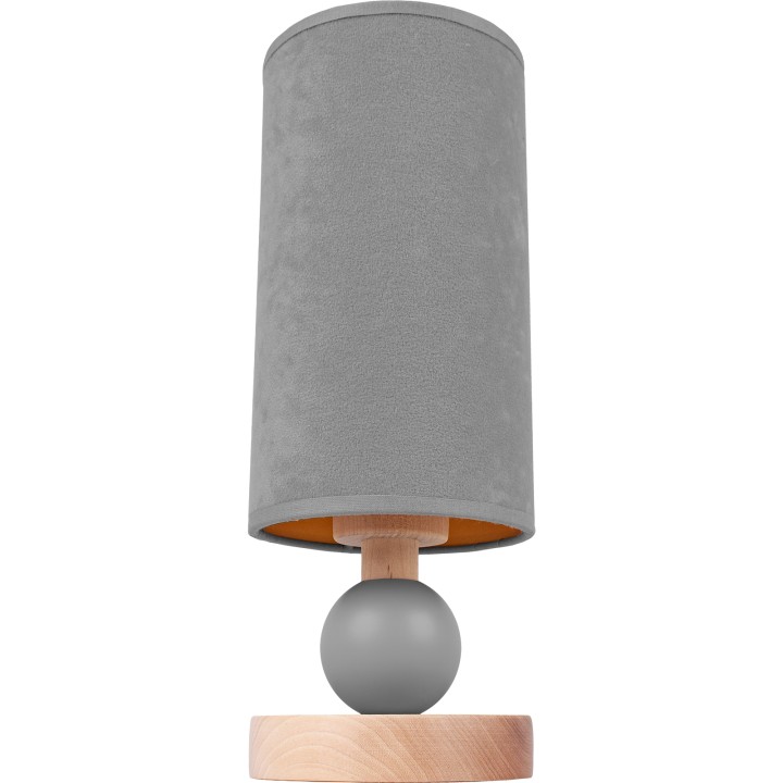 Lampa nocna Bolla szara
