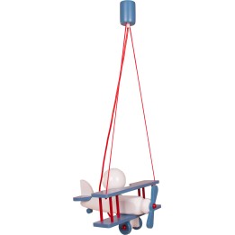 Lampa wisząca Samolot mały niebiesko-biało-czerwony