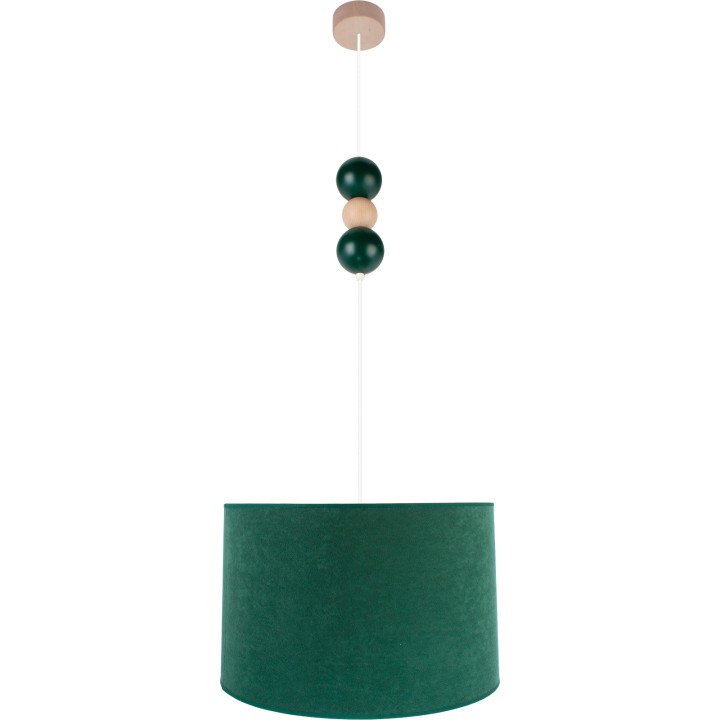 Lampa wisząca Bolla fi40 butelkowa zieleń