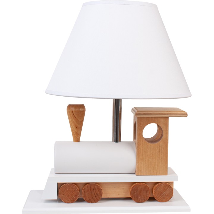 Lampa stołowa Lokomotywa biała