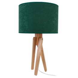 Lampa stołowa naturalna TRIVET butelkowa zieleń