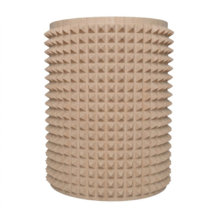 Jesionowy wałek ryflowany 10 cm