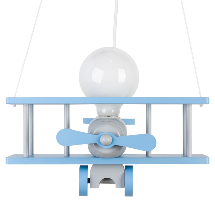 Lampa wisząca Samolot mały - szaro-niebieski