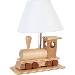 Lampa stołowa Lokomotywa drewniana | Hellux