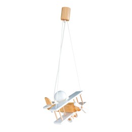 Lampa wisząca Samolot mały biało-naturalny