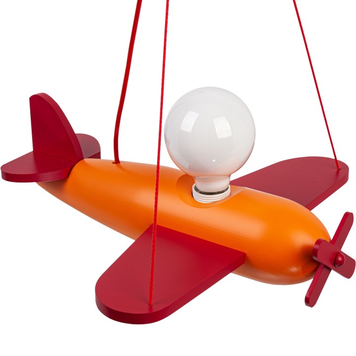 Lampa wisząca Clipper  czerwono-pomarańczowy