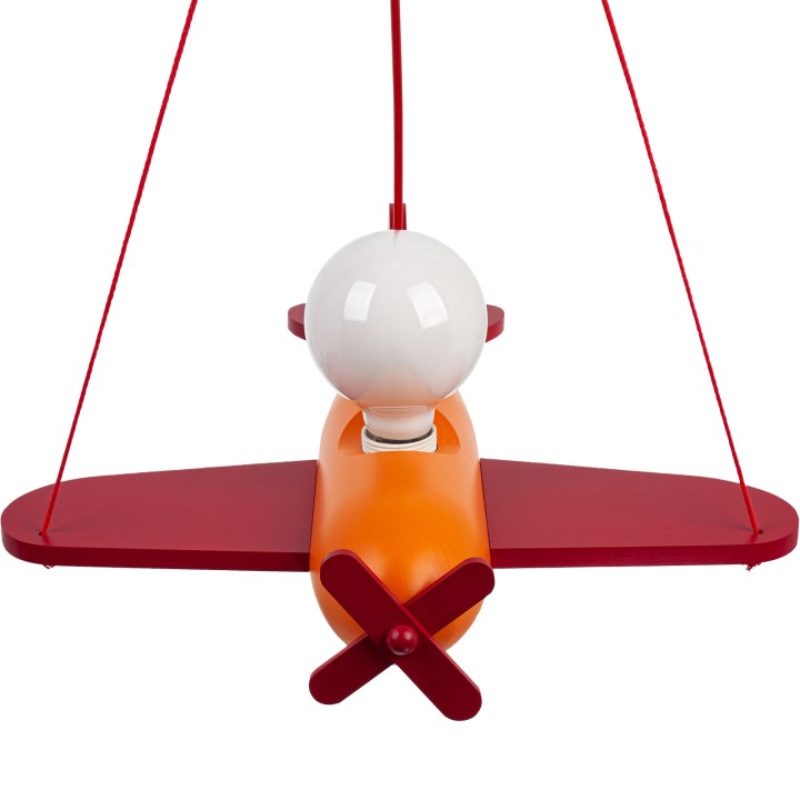 Lampa wisząca Clipper  czerwono-pomarańczowy