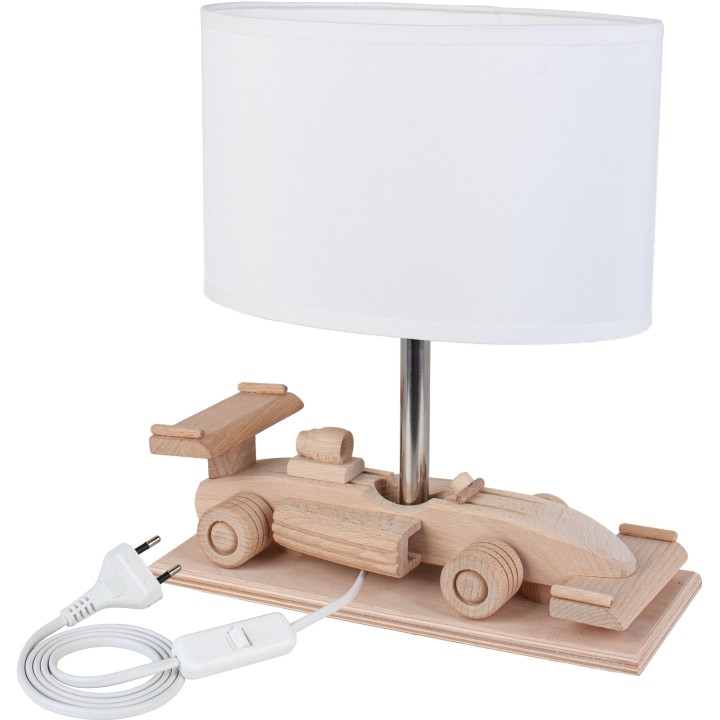 Lampa stołowa Wyścigówka biała