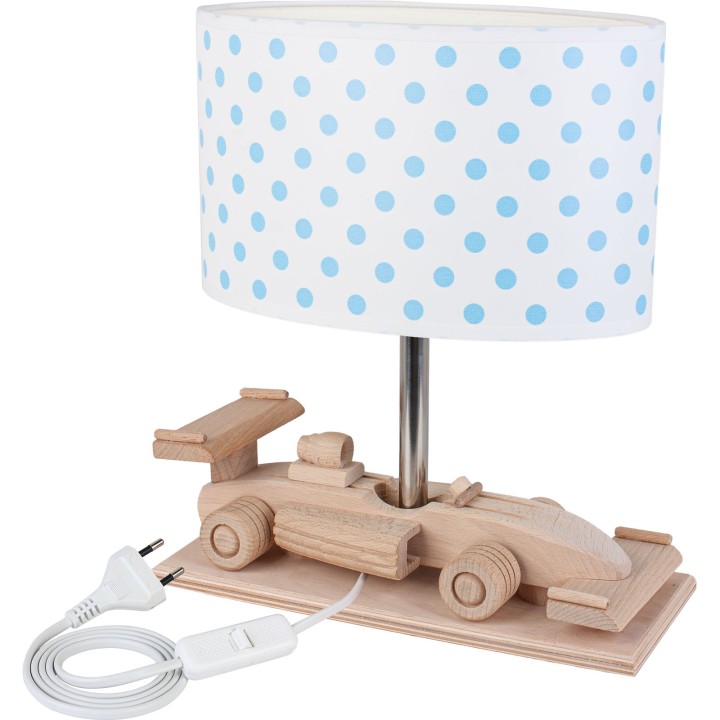 Lampa stołowa Wyścigówka kropki
