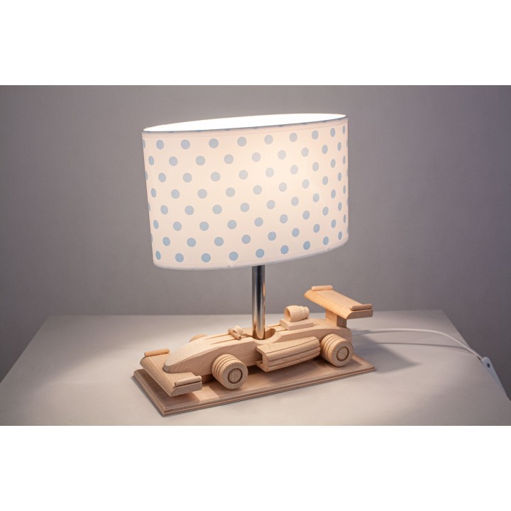 Lampa stołowa Wyścigówka kropki