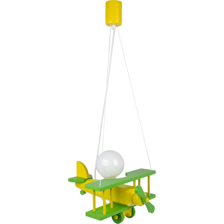 Lampa wisząca Samolot mały zielony