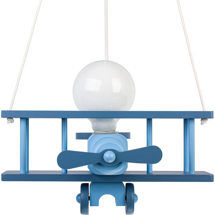 Lampa wisząca Samolot mały niebieski