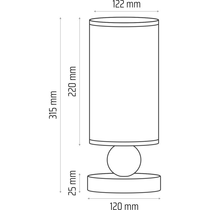 Lampa nocna Bolla butelkowa zieleń