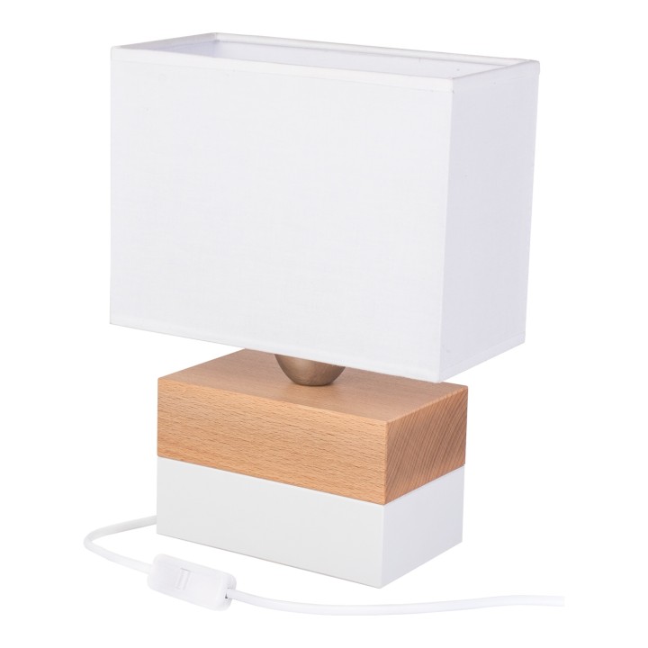 Lampa stołowa Colorato naturalno-biały