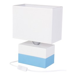 Lampa stołowa Colorato             błękitno-biały