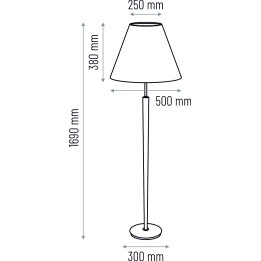 Lampa podłogowa Venus venge