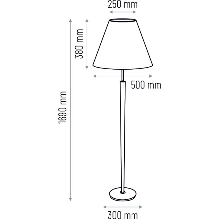 Lampa podłogowa Venus venge