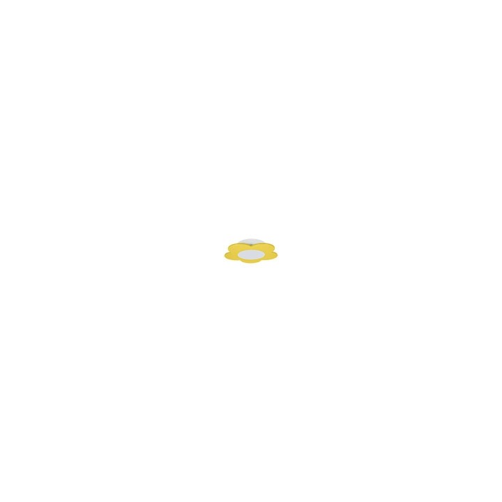 Lampa sufitowa plafon Fiore LED żółty