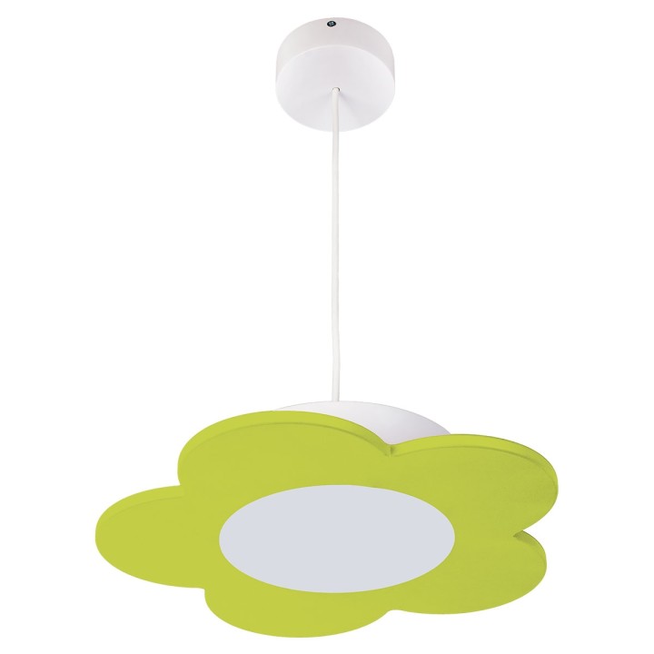 Lampa wisząca Fiore LED zielony