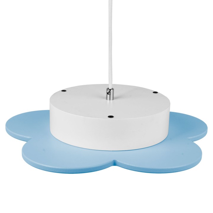 Lampa wisząca Fiore LED błękit
