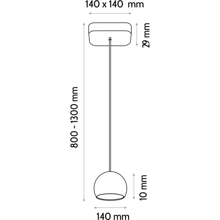 Lampa wisząca BALLI-1