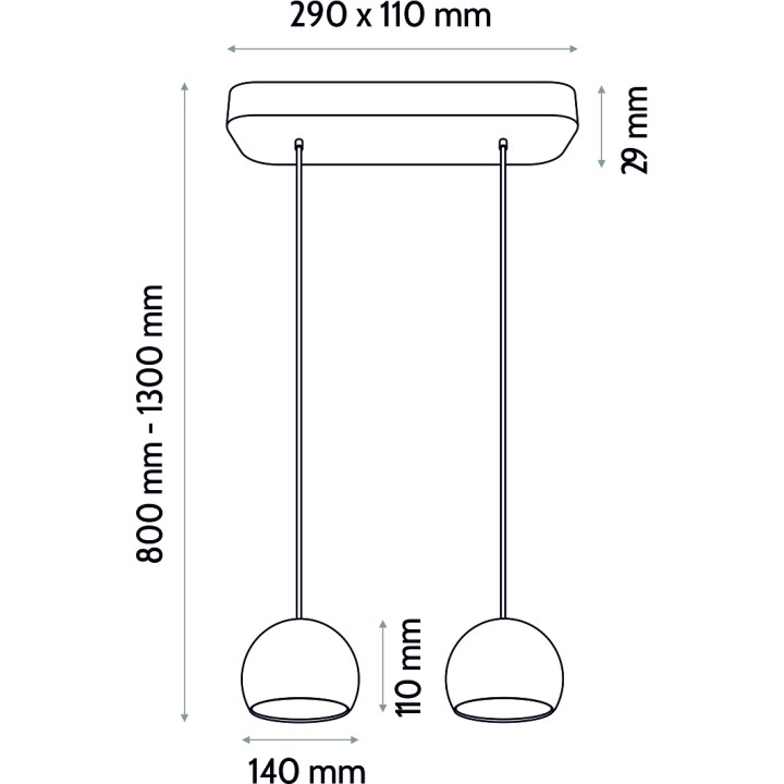 Lampa wisząca BALLI-2